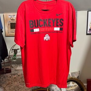 Nike Red Ohio State Buckeyes Graphic Tee
